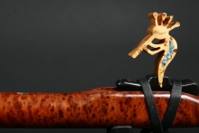 Redwood Burl Native American Flute, Minor, Mid A-4, #D23L